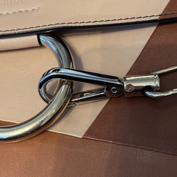 Chloe Patchwork Faye medium flap shoulder bag smooth calfskin - Picture 5 of 11